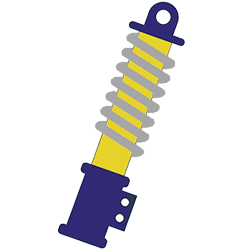 Car Shocks and struts are part of your vehicle's suspension that work to dampen the spring effect from bumpy road surfaces. When a shock absorber and strut assembly is worn, your car is more prone to bounce when it drives over rough road surfaces.